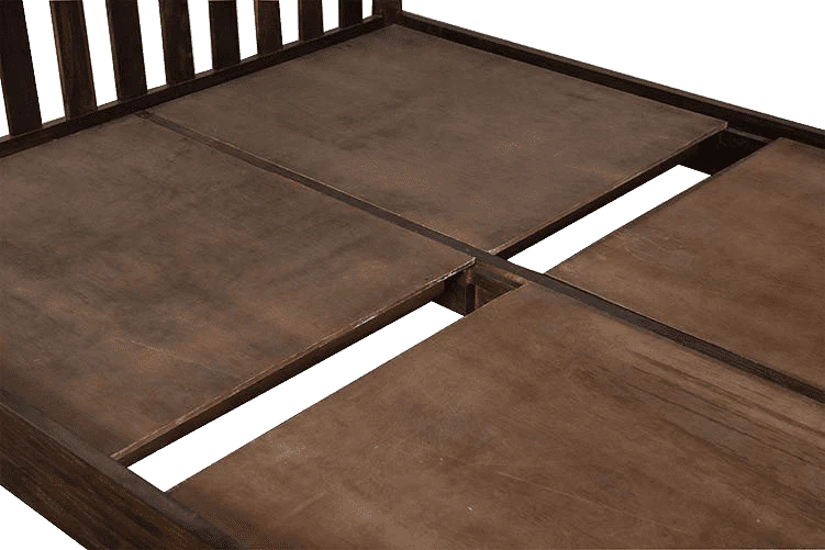 Classic Solid Wood Bed with High Backrest and Full Underbed Online - Image 7