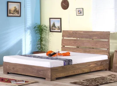 Rest Solid Wood Bed with Hydraulic Storage By Classic Wood