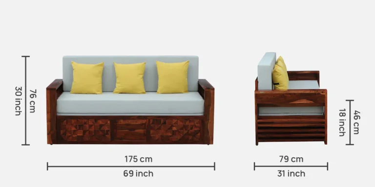 Convertible Sofa Bed with Strong Frame and Comfortable Mattress for Guests - Image 3
