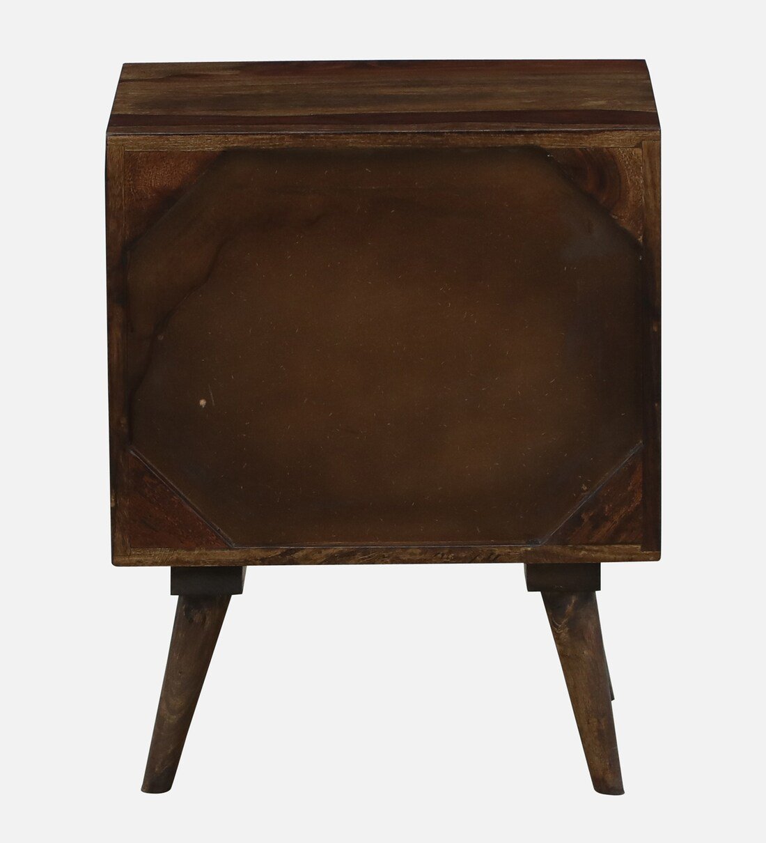 Solid Oak Bedside Table with Adjustable Shelves By Classic Wood - Image 5