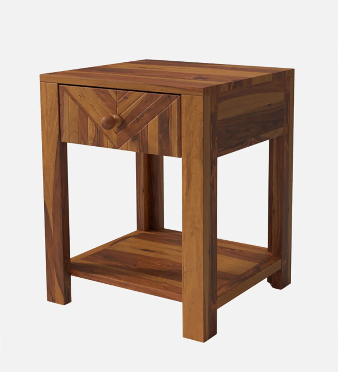 Sienna Bedside Table Sheesham Wood By Classic Wood - Image 8
