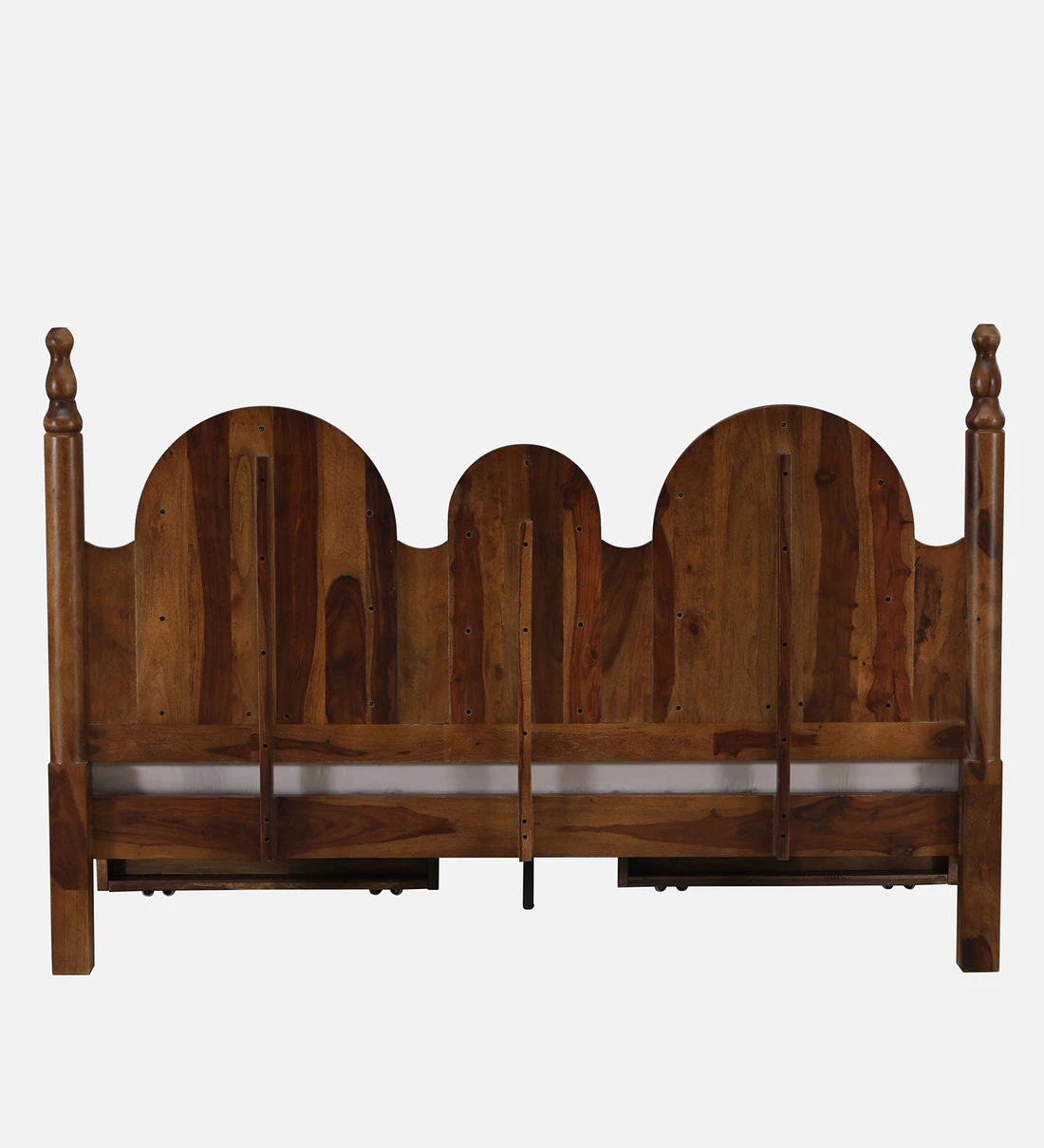 Minimalist Solid Wood Bed with Clean Lines and Practical Storage Space - Image 8