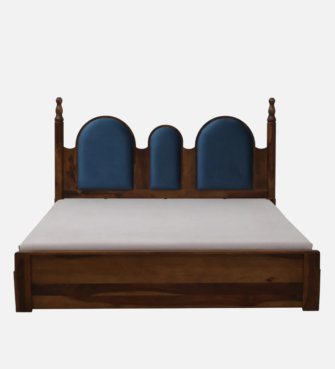 Minimalist Solid Wood Bed with Clean Lines and Practical Storage Space - Image 6