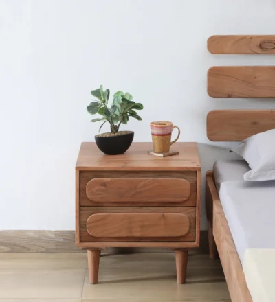 Skytrix Sheesham wood bedside table by Classic Wood