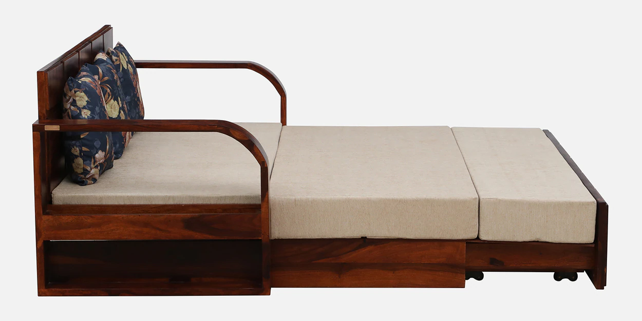 Sofa Bed with Comfortable Backrest and Built-In Drawer for Extra Storage - Image 6