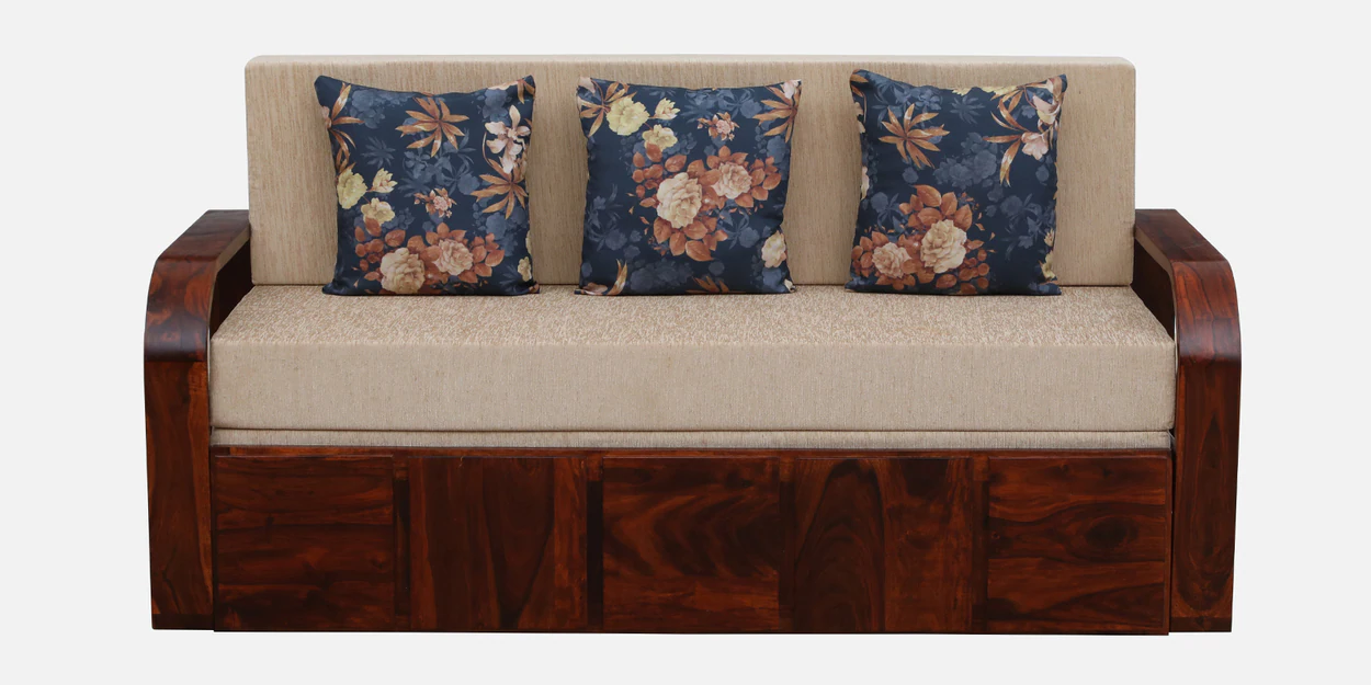 Sofa Bed with Comfortable Backrest and Built-In Drawer for Extra Storage - Image 9