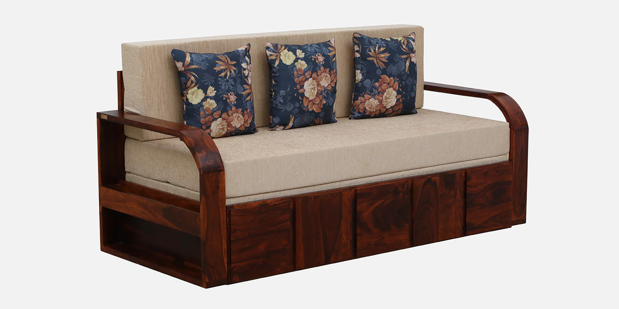 Sofa Bed with Comfortable Backrest and Built-In Drawer for Extra Storage - Image 10