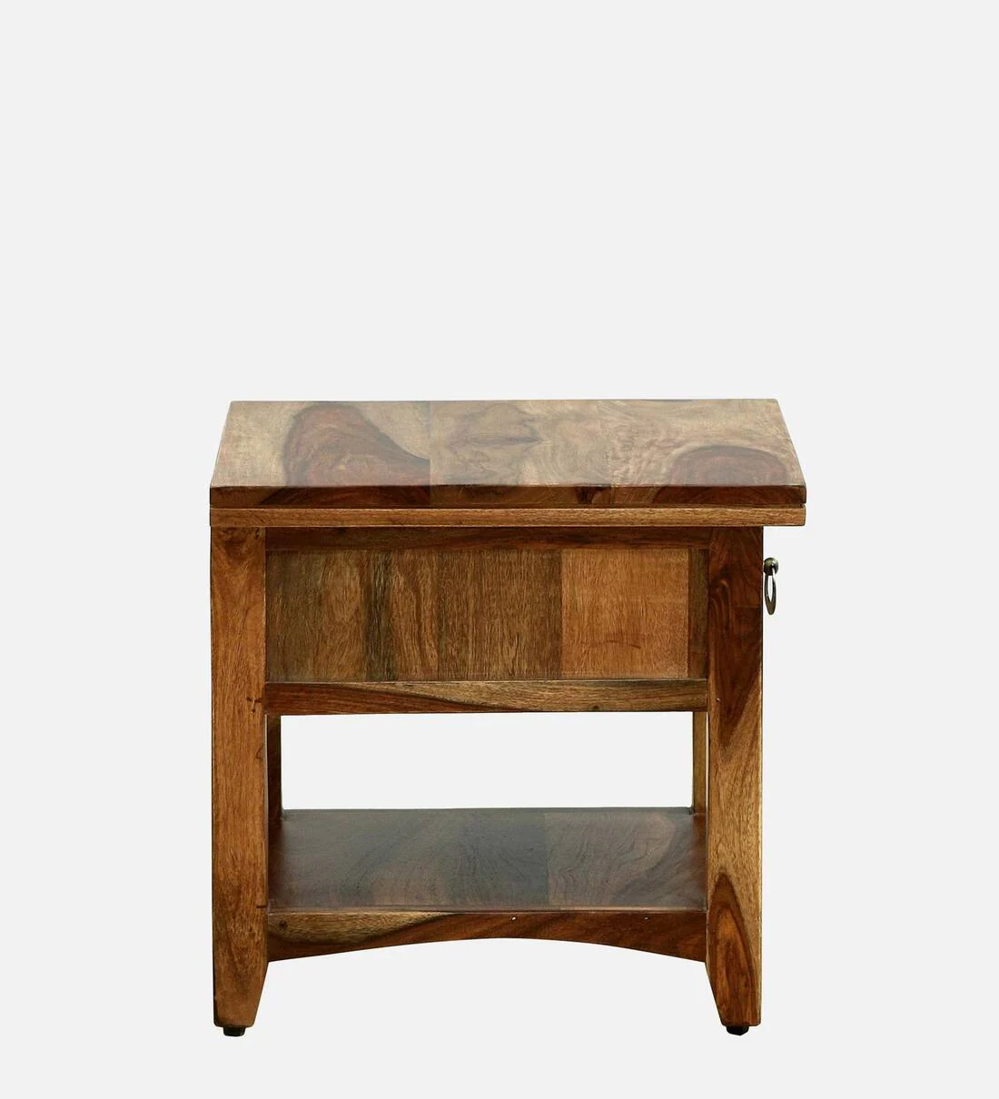 Oasis Bedside Table Sheesham Wood With Drawer By Classic Wood - Image 7