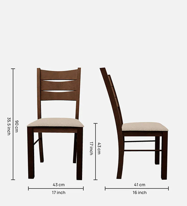 Durable Dining Set Kitchen with Rectangular Table and Six Comfortable Chairs - Image 3