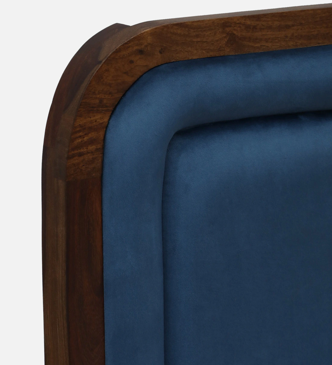 Wooden Bed with Tall Headboard and Smooth Polished Finish for Bedroom - Image 10