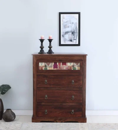 Premium Skinthesis chest of drawers with detailed carving and large storage space