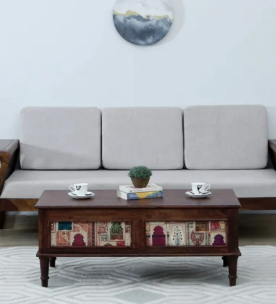 Handcrafted solid wood coffee accent table for home interiors by Classic Wood.