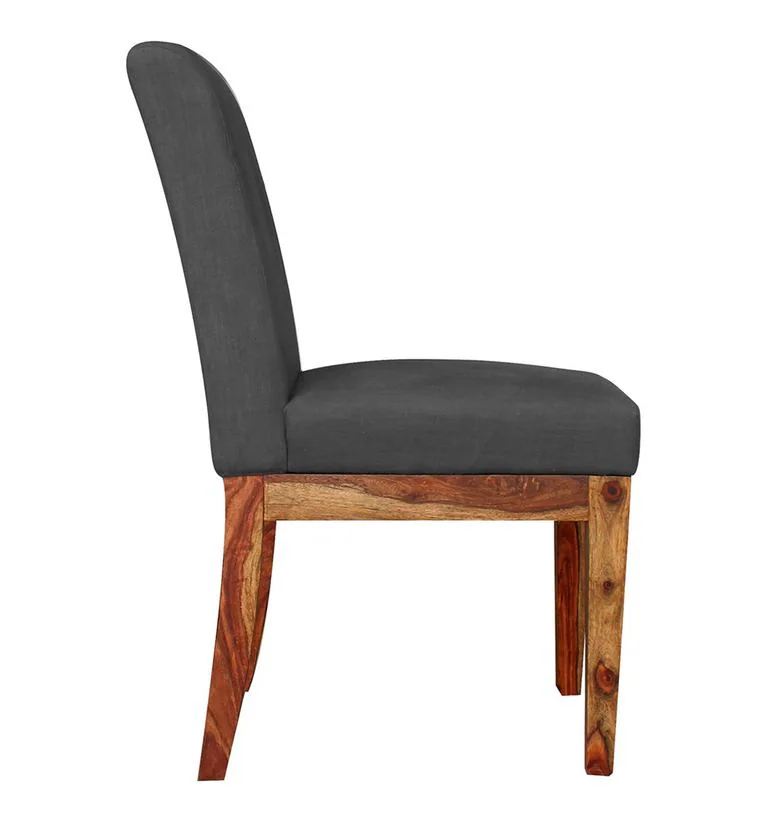 Rustic Dining Set with Solid Wood Table and Four Comfortable Chairs - Image 9