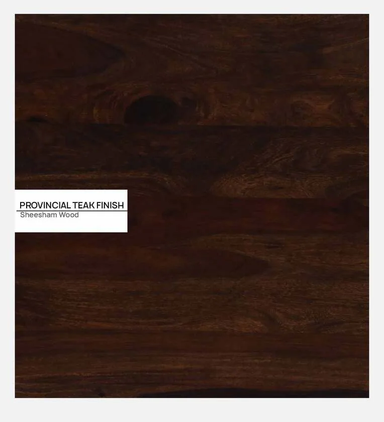 Sheesham Wooden Double Bed with Carved Headboard and Polished Finish Look - Image 10