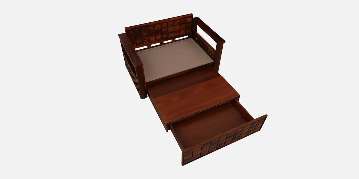 Classic Sofa Cum Bed with Premium Cushions and Pull-Out Bed Frame - Image 10