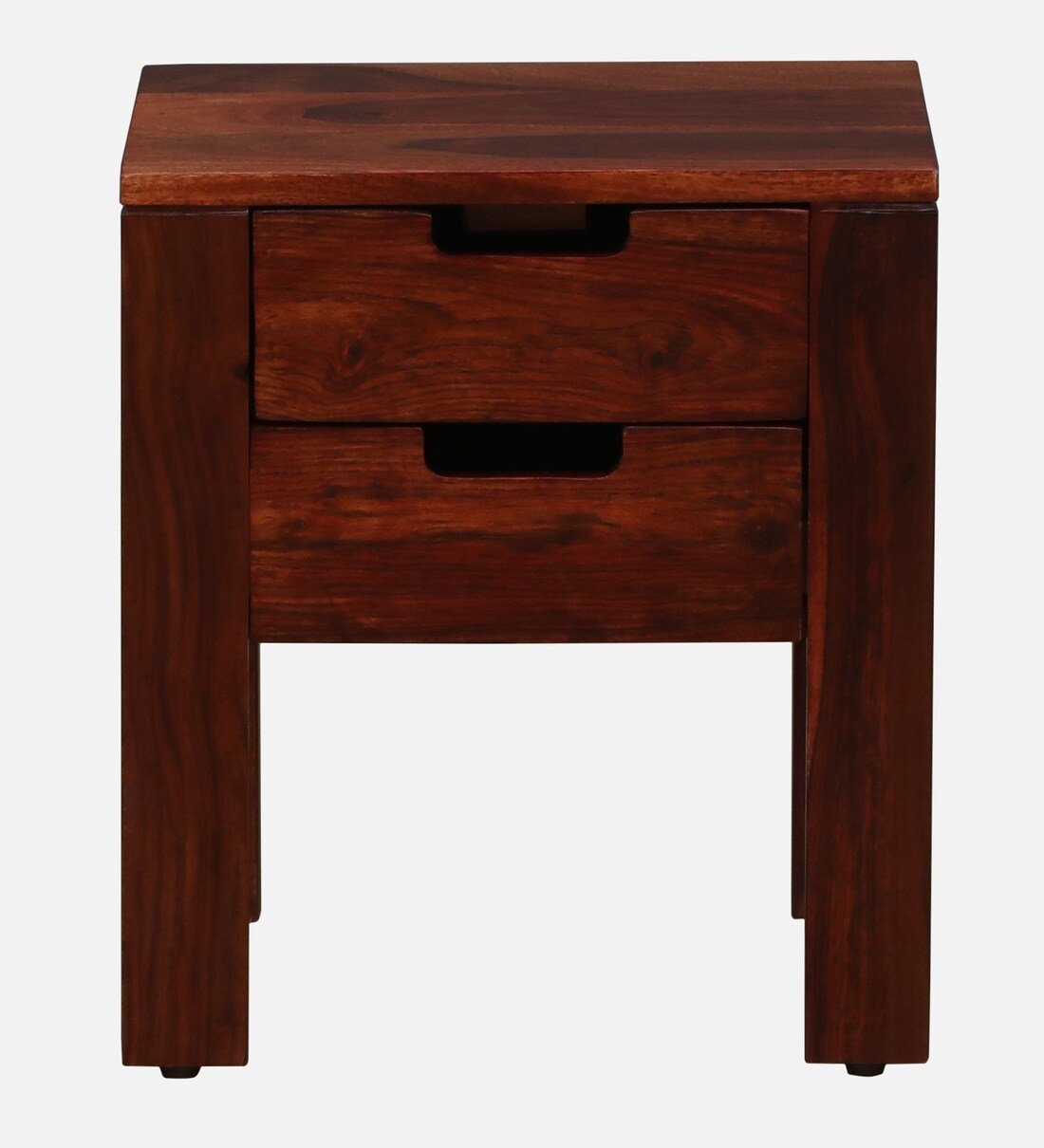 Vivid Wooden Bedside Table With Drawers By Classic Wood - Image 5