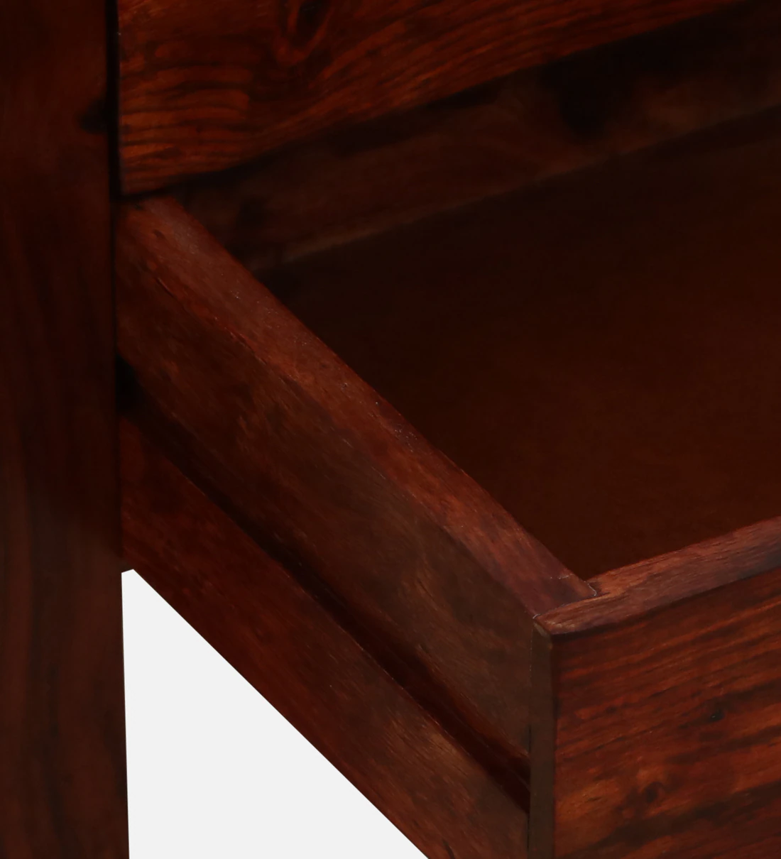 Vivid Wooden Bedside Table With Drawers By Classic Wood - Image 10