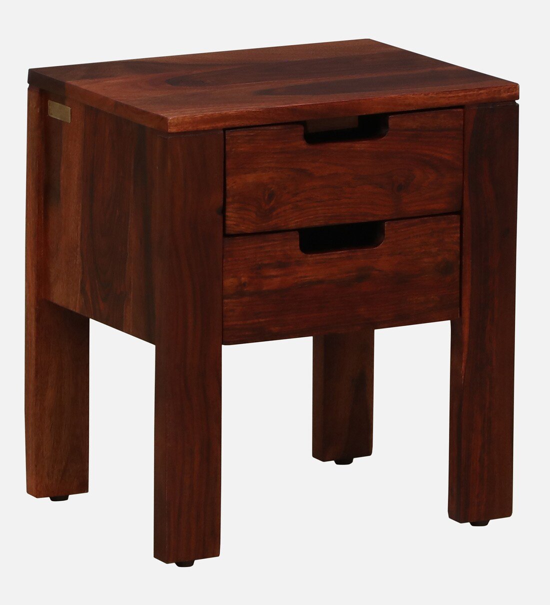 Vivid Wooden Bedside Table With Drawers By Classic Wood - Image 6