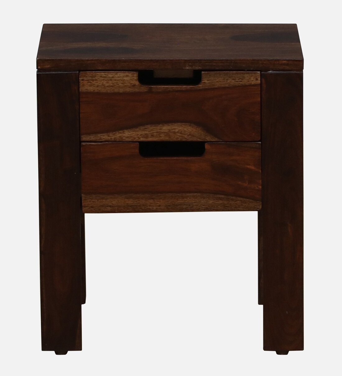 Elysian Sheesham Wood Bedside Table With Drawers By Classic Wood - Image 4