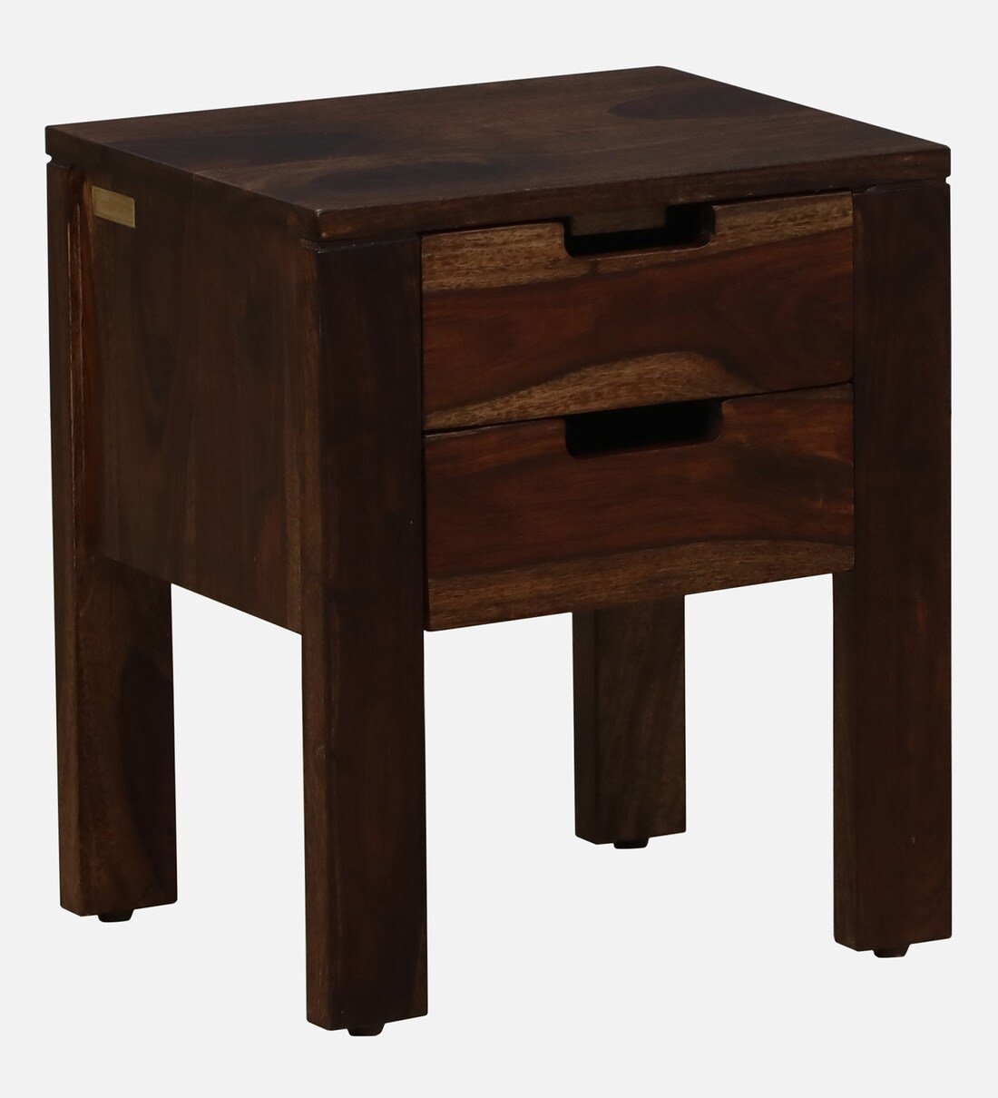 Elysian Sheesham Wood Bedside Table With Drawers By Classic Wood - Image 8
