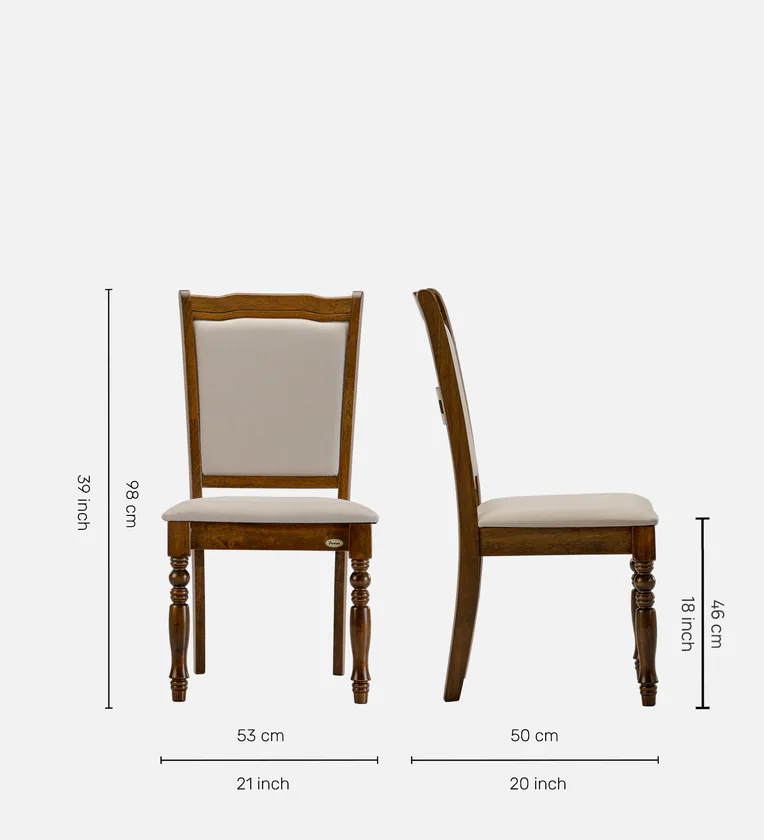 Elegant Teak Dining Set with Classic Chairs and Smooth Finished Tabletop - Image 3