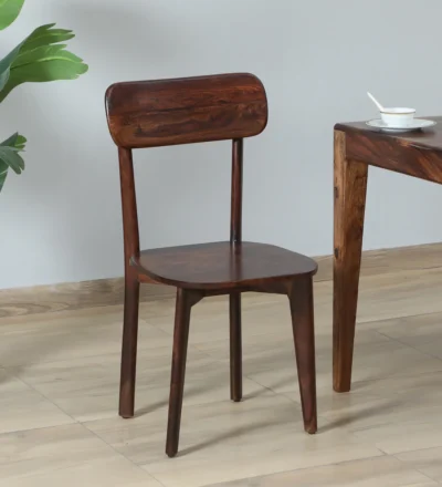 Gabriella sheesham wood dining chair in provincial teak finish by Classic Wood