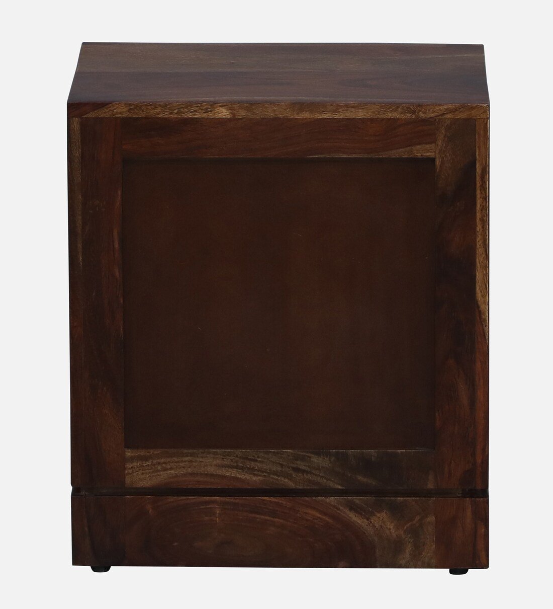 Compact Nightstand Table with Two Drawers and Solid Wood Frame Construction - Image 8