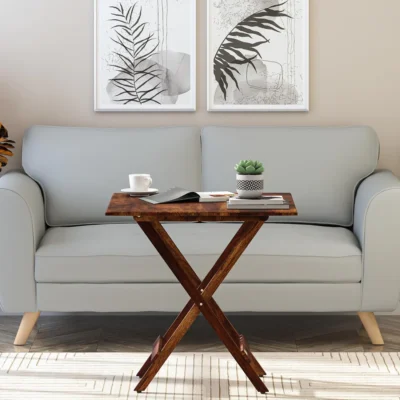 Spacious Wooden Coffee Table with Elegant Finish and Open Storage Base