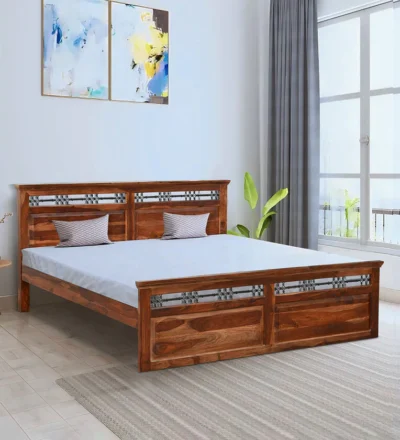 Stylish solid wood bed frame by Classic Wood
