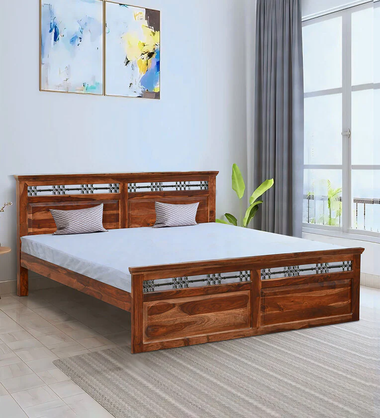 Stylish solid wood bed frame by Classic Wood