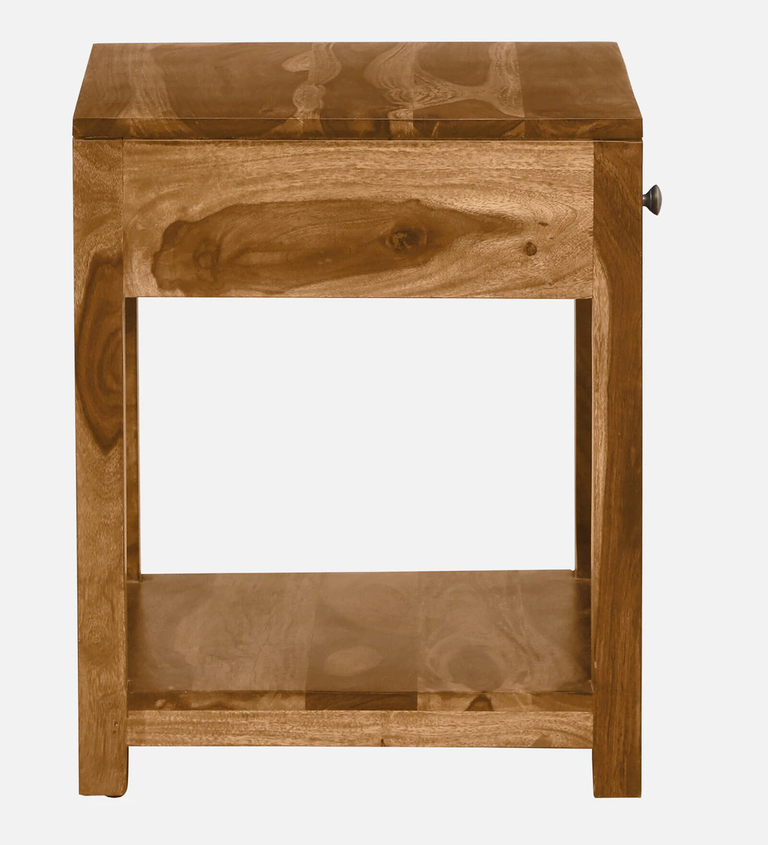 Eclipse Bedside Table Sheesham Wood By Classic Wood - Image 10