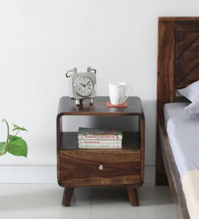 Classic Wood Slumbre wooden nightstand with drawer