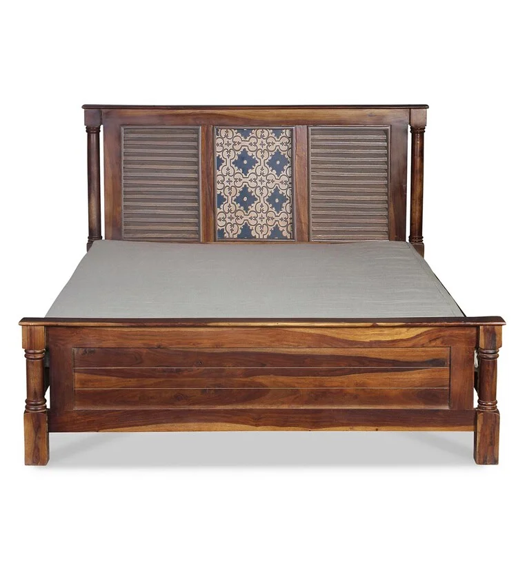 Solid Wood Bed Frame with Simple Design and Large Underbed - Image 6