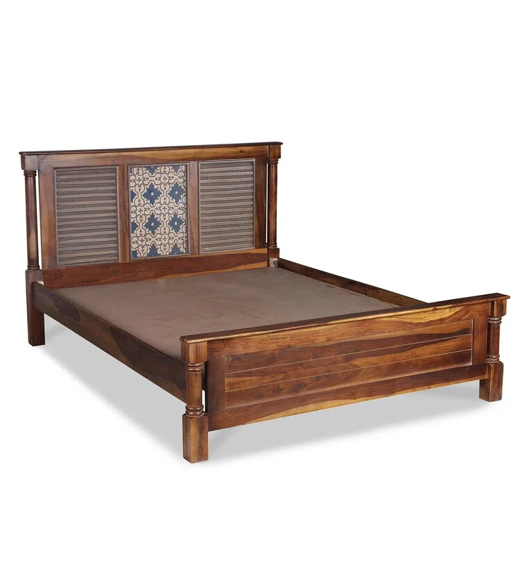 Solid Wood Bed Frame with Simple Design and Large Underbed - Image 7