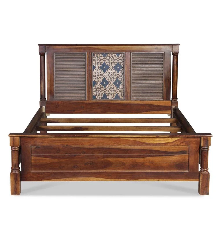 Solid Wood Bed Frame with Simple Design and Large Underbed - Image 8