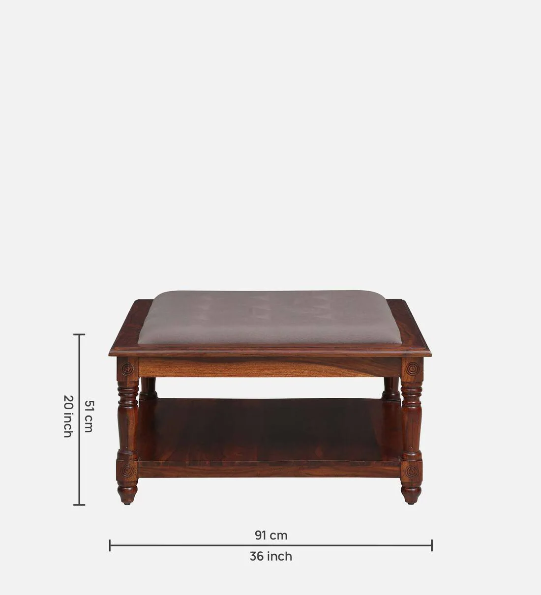 Coffee Table & Center Table Online Sheesham Wood By Classic Wood - Image 3