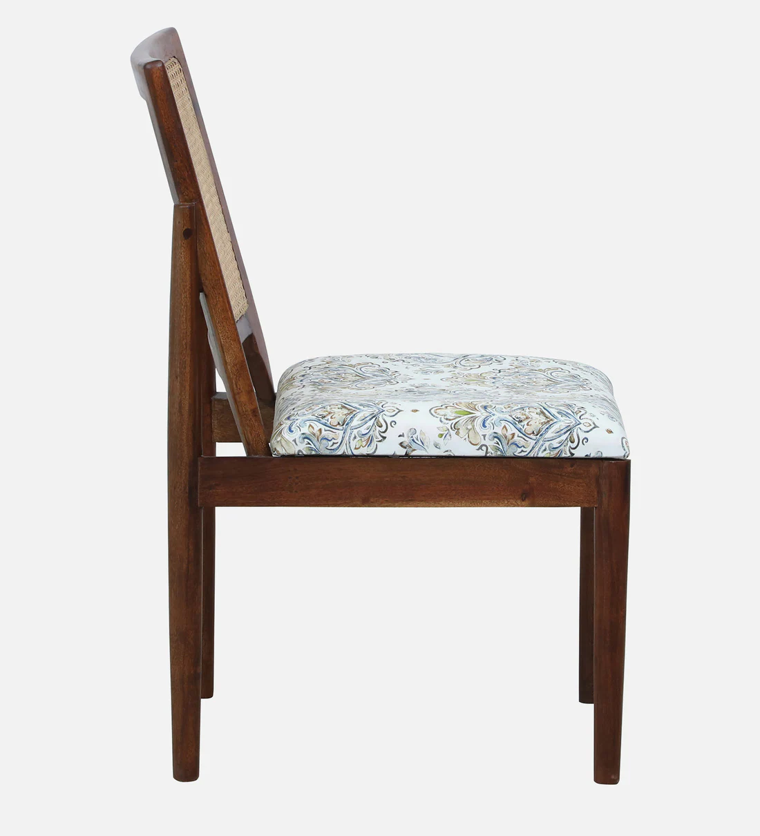 Solid Wood Work Chair with Cushion Pad and Straight Supportive Back(Set Of 2) - Image 8