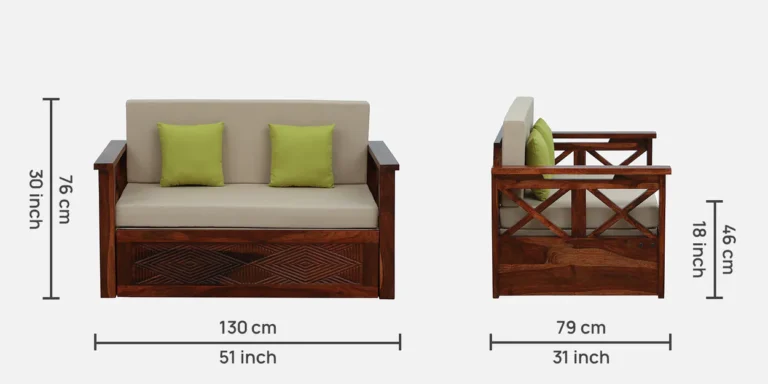 Modular Sofa Cum Bed with Extendable Seat and Built-In Drawer Space - Image 3
