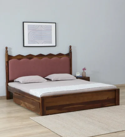 Metro Dream storage bed with drawer storage by Classic Wood, modern wooden bed with spacious drawers for bedroom