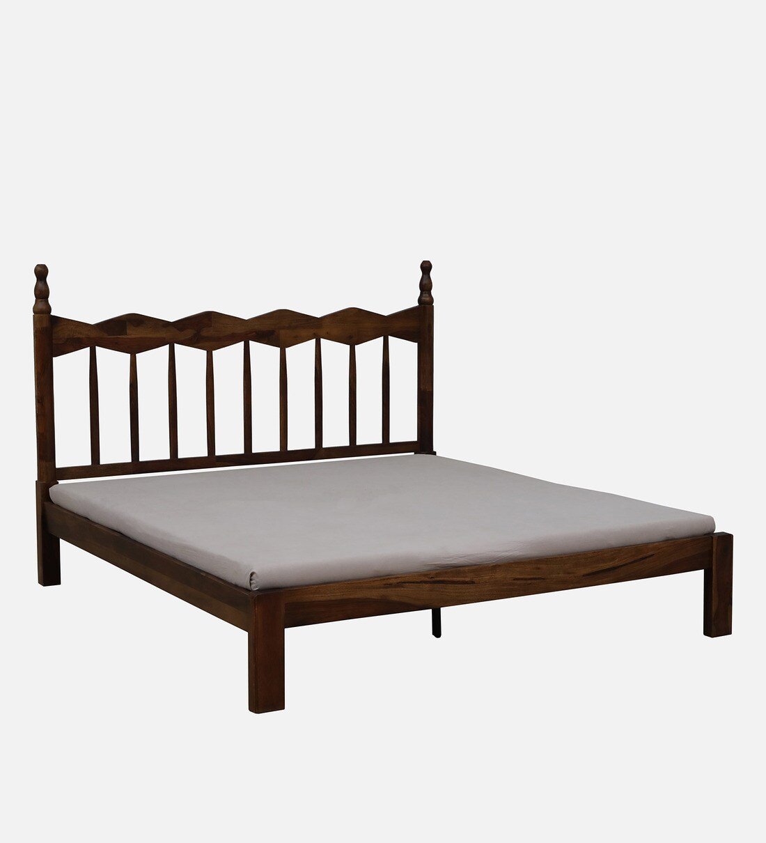 Superior Solid Wood Bed Without Storage By Classic Wood - Image 8