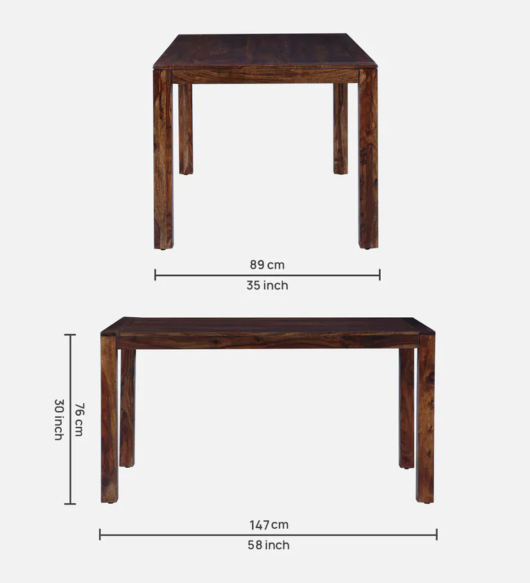 Stylish Dining Set for Compact Kitchen Corners with Sturdy Wood Construction - Image 4