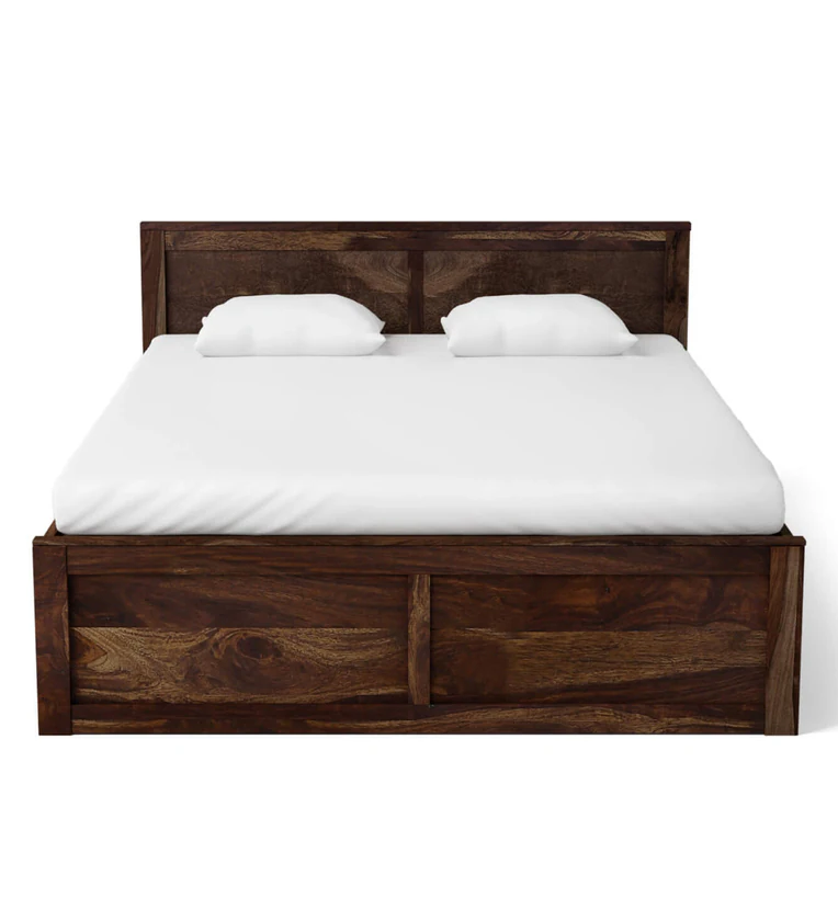Durable Solid Wood Bed Without Storage By Classic Wood - Image 6
