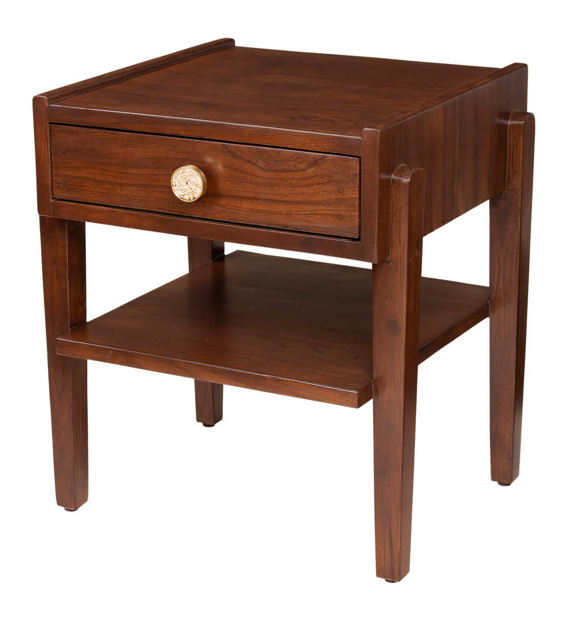 Side Table for Bedroom Solid Wood Compact Design By Classic Wood - Image 3