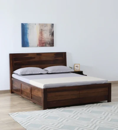 Buy Majesty Sheesham wood bed with box storage online Classic Wood India