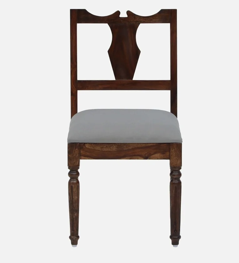 Classic Home Dining Set with Rectangular Table and Four Upholstered Chairs - Image 5