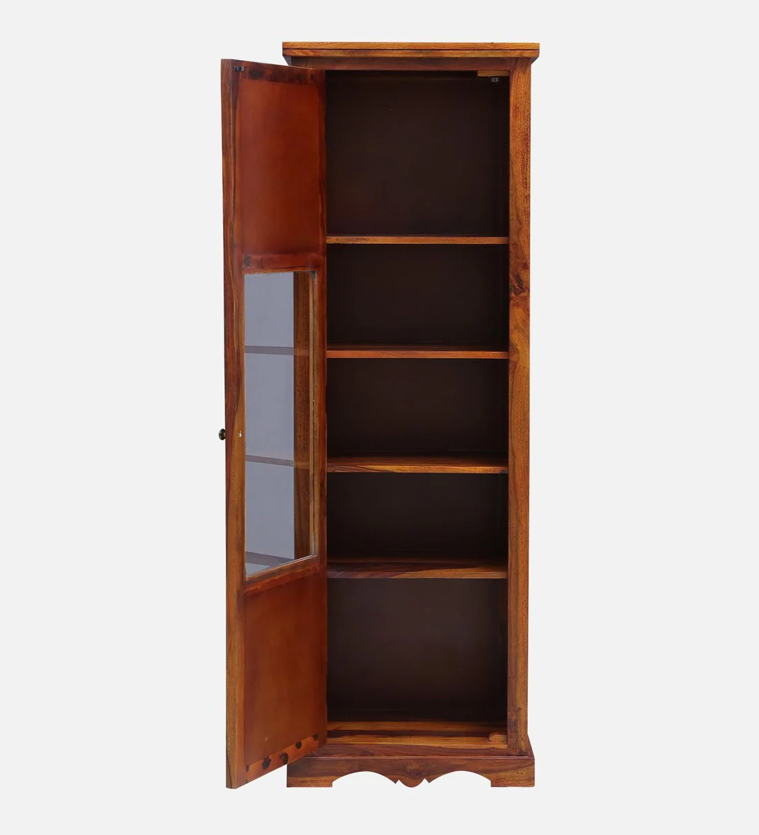 Stylish Sheesham Wood Bookcase with Smooth Finish and Elegant Structure - Image 7