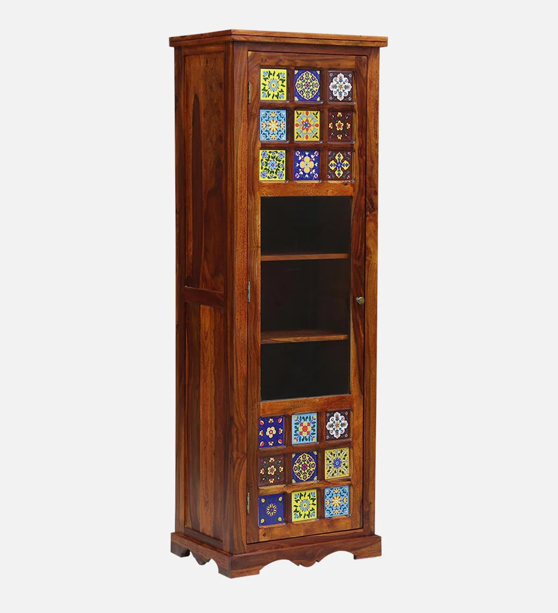 Stylish Sheesham Wood Bookcase with Smooth Finish and Elegant Structure - Image 8