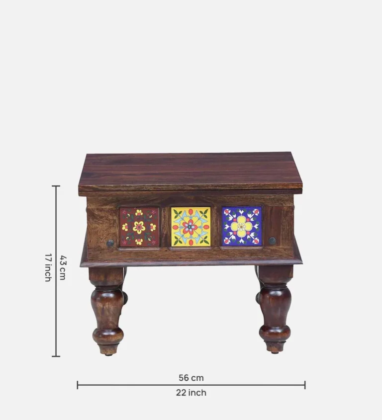 Small Coffee Table For Living Room Sheesham Wood By Classic Wood Online - Image 3