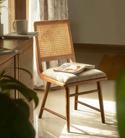 Eest Village cane solid wood dining chair by Classic Wood