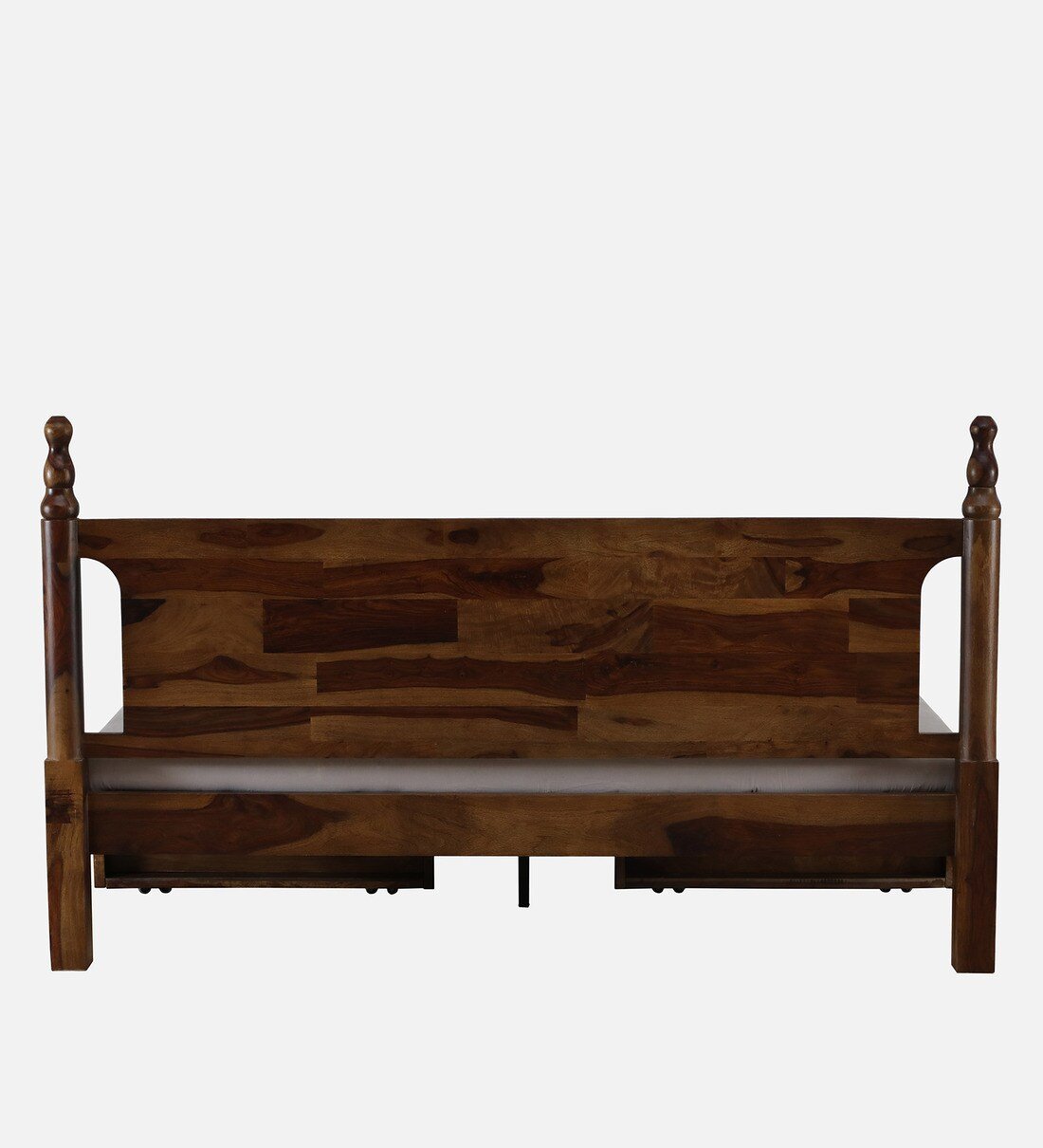 Modular Sheesham Wood Bed With Drawer Storage By Classic Wood - Image 5